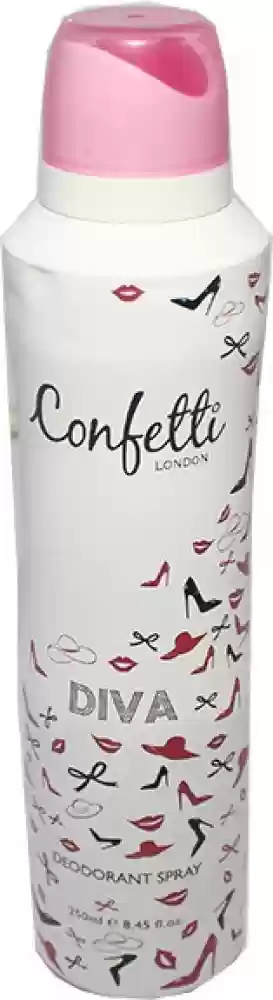 CONFETTI DIVA Deodorant Spray  -  For Girls (250 ml)