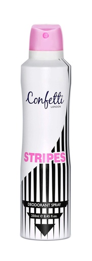 [5TCFTSTPS] confetti stripes Deodorant Spray  -  For Girls (250 ml)