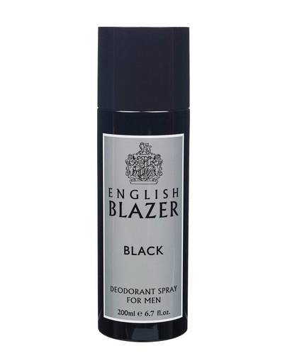 [5TEBBL200] English Blazer Black Deodorant Spray  -  For Men (200 ml)