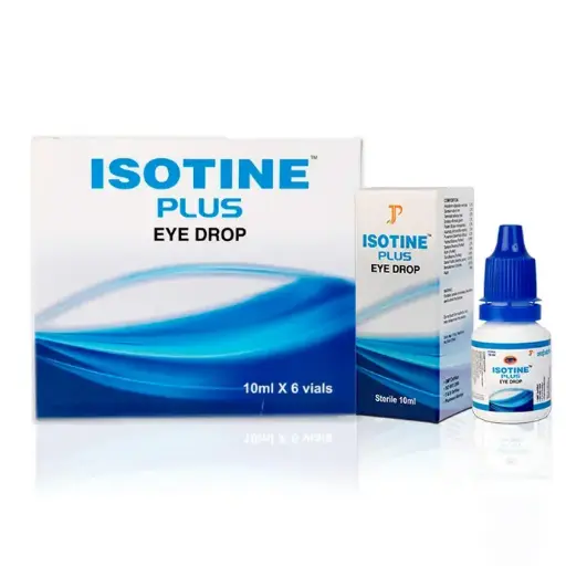 [5TISOTPLUS106] ISOTINE Plus 6vials*10 ml Eye Drops (10 ml)