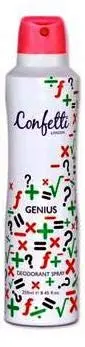 [5TCFTGEN] confetti Genius Deodorant Spray  -  For Girls 